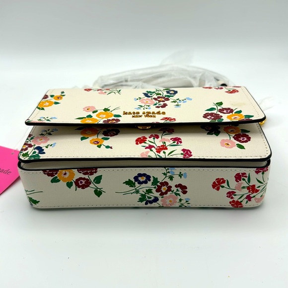 Kate Spade Morgan Bouquet Toss Embossed Flap Chain Bag - Picture 12 of 12
